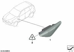TURN SIGNALS FRONT/SIDE diagram for BMW X3 F25 20iX