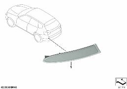 REFLECTOR diagram for BMW X3 F25 20iX