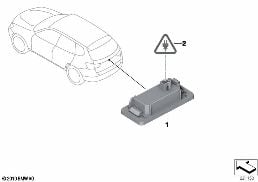 LICENSE PLATE LAMP, LED
