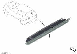 THIRD STOPLAMP diagram for BMW X3 F25 20iX