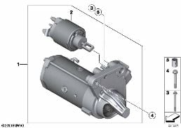 Rozrusznik diagram for BMW MINI R56 One