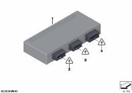 CONTROL UNIT, TAILGATE LIFT diagram for BMW X3 F25 28iX