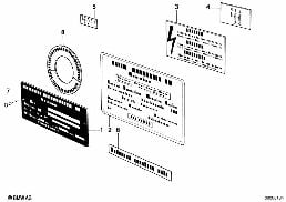 LABEL diagram for BMW 3 Series E30 320i