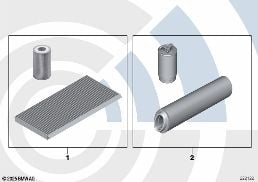 SERVICE KIT, INSPECTION I / OIL SERVICE diagram for BMW X5 E53 4.8is