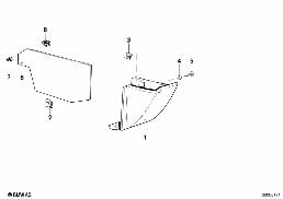 Verkleidung Instrumententafel unten diagram for BMW 6 Series E24 628CSi