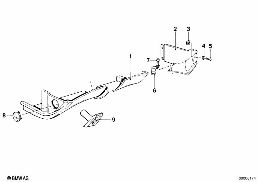 TRIM PANEL DASHBOARD LOWER LEFT diagram for BMW 7 Series E23 733i