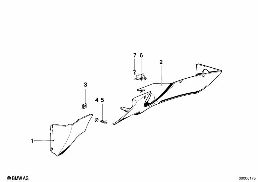 TRIM PANEL DASHBOARD LOWER diagram for BMW 7 Series E23 728