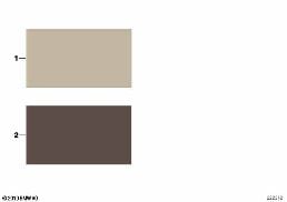 SAMPLE CHART WITH INTERIOR COLORS diagram for BMW 5 Series E60 523i