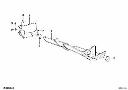 TRIM PANEL DASHBOARD LOWER diagram for BMW 7 Series E23 733i