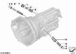 GS6-53BZ/DZ pièces commande intérieures diagram for BMW 5 Series F10 LCI 530d