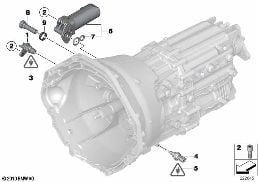 GS6-53BZ/DZ olejové čerpadlo / snímače diagram for BMW 6 Series F12 650i