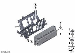 AMPLIFIER / BRACKET diagram for BMW X3 G01 20i