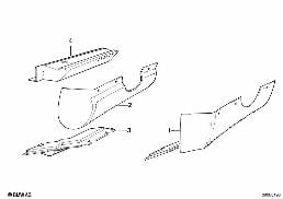 TRIM PANEL DASHBOARD diagram for BMW 3 Series E30 325i
