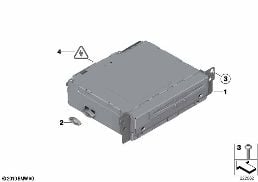 CHAMP 2 / CIC-MID VARIANT diagram for BMW X3 F25 35iX