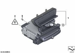 Radio MINI CD diagram for BMW MINI Paceman R61 Cooper
