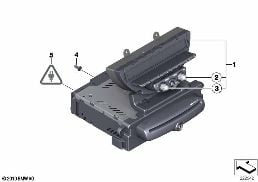 Radio Boost CD diagram for BMW MINI Paceman R61 Cooper