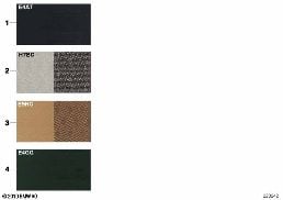 SAMPLES, UPHOLSTERY COLORS, LEATHER/FABR diagram for BMW 3 Series E46 318i