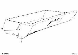 GLOVE BOX diagram for BMW 7 Series E23 733i