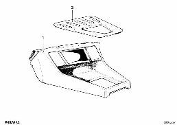 STORING PARTITION diagram for BMW 7 Series E23 733i