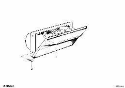 STORING PARTITION-ASHTRAY FRONT diagram for BMW 7 Series E23 733i
