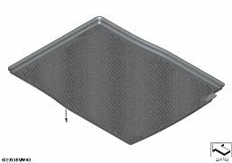 Bagagerumsmatta diagram for BMW 7 Series F02 740Li