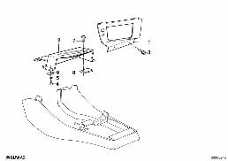 Vide-poches/cache taximètre diagram for BMW 5 Series E28 520i