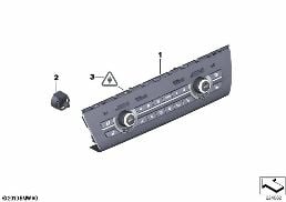 Jeu rép. unité de commande climat.l diagram for BMW 5 Series F18 528Li