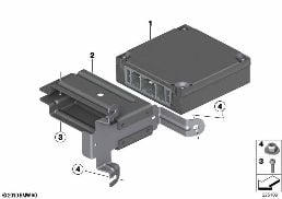 Elektronische Getriebesteuerung diagram for BMW MINI Paceman R61 Cooper