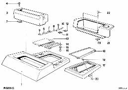 GEAR LEVER COVER diagram for BMW 6 Series E24 633CSi