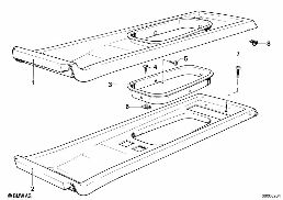 CENTER CONSOLE diagram for BMW 7 Series E23 728