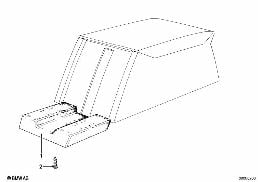 INSTRUMENT PANEL OF CENTER CONSOLE diagram for BMW 7 Series E23 733i