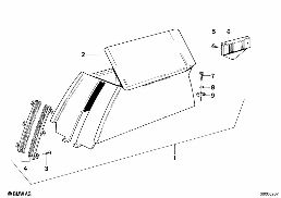 CENTER CONSOLE diagram for BMW 7 Series E23 733i