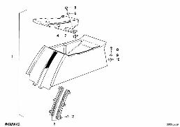 CENTER CONSOLE-STOR.PART. RADIO PHONE diagram for BMW 7 Series E23 728