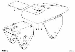 TELEPHONE CONSOLE diagram for BMW 5 Series E28 M535i