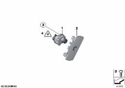 Κάμερα Side View diagram for BMW 5 Series F07 GT LCI 535i