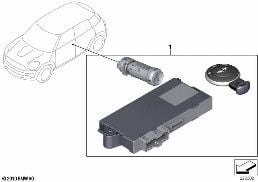 Gleichschliessung diagram for BMW MINI Paceman R61 Cooper
