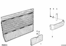 Poche porte diagram for BMW 5 Series E12 520
