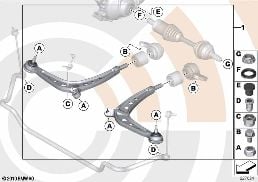 SERVICE KIT CONTROL ARM / VALUE LINE