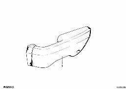 Accoudoir arrière diagram for BMW 5 Series E12 520