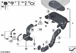 INTAKE MUFFLER/FILTER CARTRIDGE/HFM