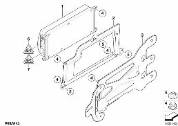 ハンズフリー チェンジ エレクトロニクス diagram for BMW X6 E71 50iX