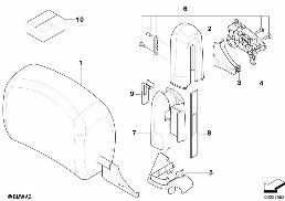 SEAT, FRONT, HEAD RESTRAINT, SPORT SEAT