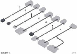 REPAIR CABLE, AIRBAG diagram for BMW Z4 E89 35is