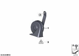 Fanfare diagram for BMW MINI R56 Cooper
