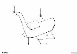 ARMREST, FRONT diagram for BMW 5 Series E28 M535i