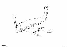 Блок для компакт-дисков diagram for BMW 5 Series E28 M5