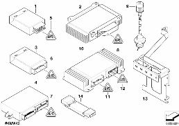 OFFICIAL VEHICLE PACKAGE diagram for BMW 3 Series E90 318d