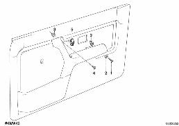 ARMREST-SINGLE PARTS diagram for BMW 3 Series E30 325i