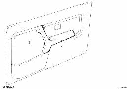 ARMREST, FRONT diagram for BMW 3 Series E30 325i