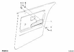ARMREST, REAR diagram for BMW 3 Series E30 325i
